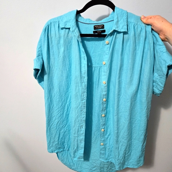 J. Crew Relaxed Linen Shirt - Picture 1 of 5